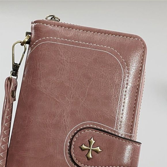 ✨✨BRAND NEW Womens Bifold Phone Wallet Cards Organizer - Picture 8 of 11